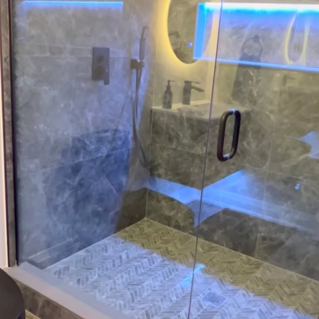 Basement shower renovation